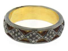 Sterling Silver .83ctw OX Ring