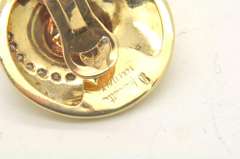 Designer Ruby, Diamond, & 14kt Gold Earrings