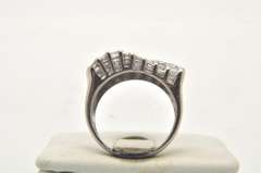 14 KT WHITE GOLD DIAMOND RING
