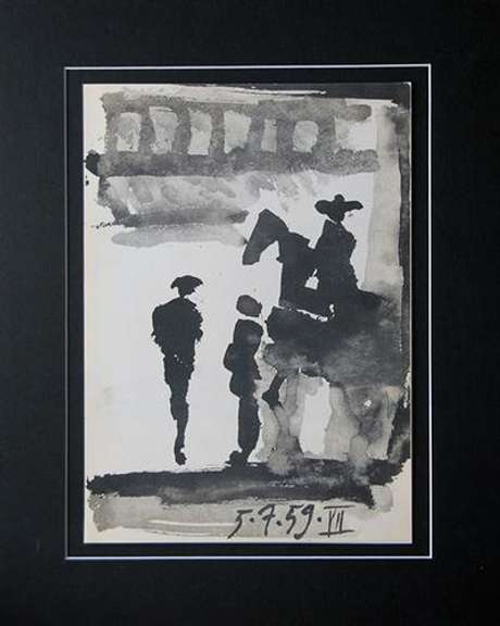 PICASSO LITHOGRAPH FROM 'TOROS Y TOREROS' CIRCA 1962