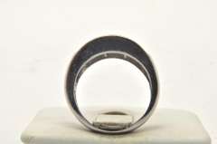 14 KT WHITE GOLD WIDE DIAMOND BAND. 1.50 carat tw.