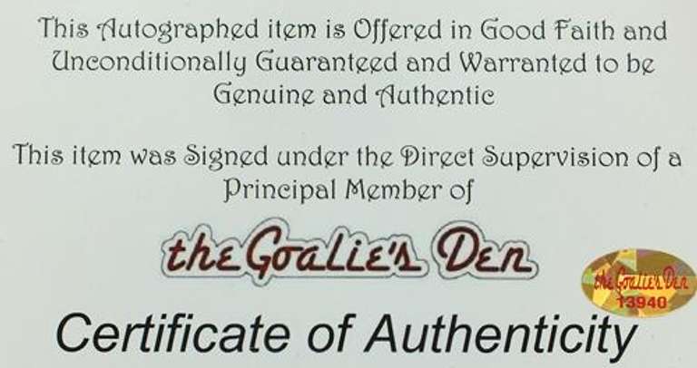 NHL Autographed Photo