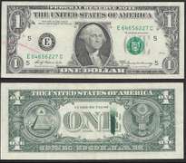 Rejection Mark from BEP on Ink Smear Error $1 1969-A