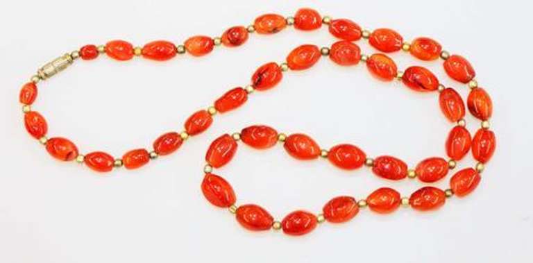Cheerful Carnelian Necklace