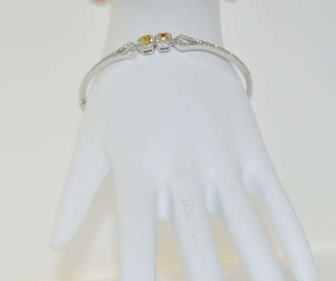 Stunning Diamond and 18kt Gold Bangle