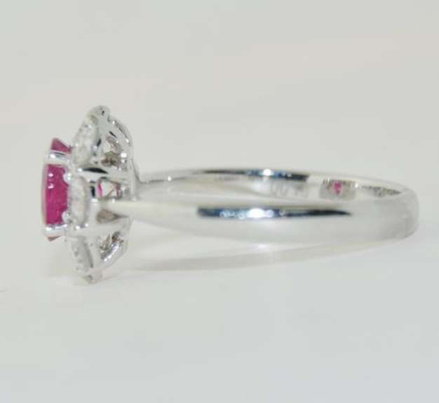 Ravishing Ruby and Diamond 18kt Ring