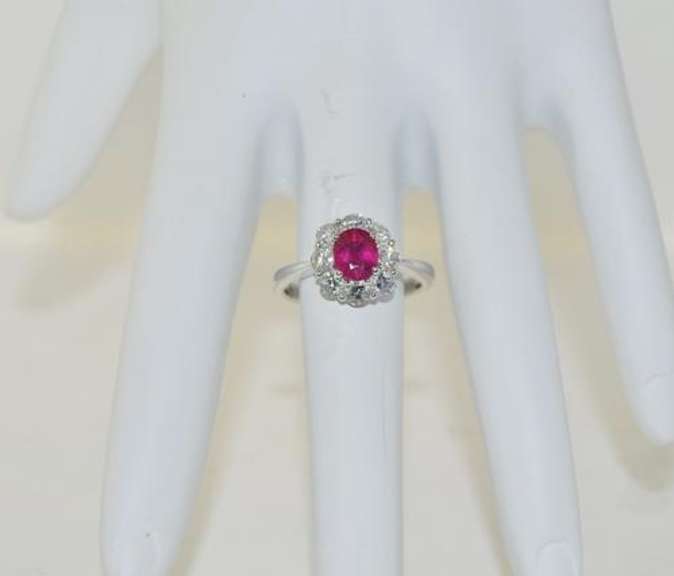 Ravishing Ruby and Diamond 18kt Ring