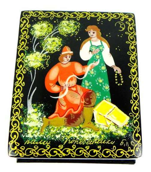 Artist Signed Vintage Handpainted Russian Box