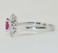 Ravishing Ruby and Diamond 18kt Ring