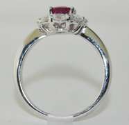 Ravishing Ruby and Diamond 18kt Ring
