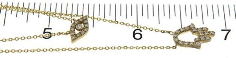 Beautiful Hamsa & Evil Eye Double Necklace