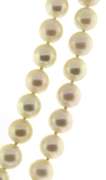Fabulous Double Strand Diamond Station Pearl Necklace