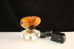 Amber Heart & Rechargable Light Base