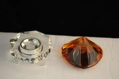 Amber Heart & Rechargable Light Base