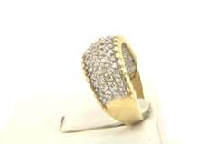 LADIES 14 KT YELLOW GOLD DIAMOND RING/BAND