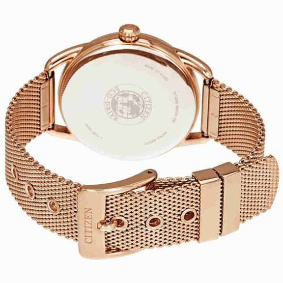 New Womens Seiko Rose Gold Toned