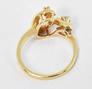 Artsy Diamond Ring in 10K