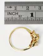 Artsy Diamond Ring in 10K