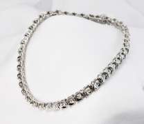 Stylish 2 Ct. TW Diamond Tennis Bracelet in 10K WG