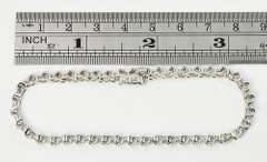 Stylish 2 Ct. TW Diamond Tennis Bracelet in 10K WG