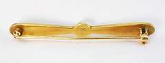 Antique Propeller Brooch with Pearls in 14K