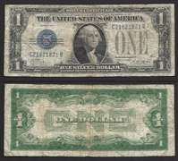 $1 1928-A Silver Certificate Funny Back Note