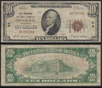 $10 1929 First Wisconsin National Bank Milwaukee