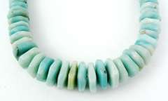 Gorgeous Necklace of Large Peruvian Opal Rondelles