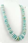 Gorgeous Necklace of Large Peruvian Opal Rondelles