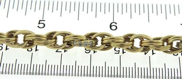 Fabulous Double Oval Link CZ Necklace