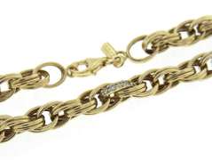Fabulous Double Oval Link CZ Necklace