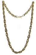 Fabulous Double Oval Link CZ Necklace