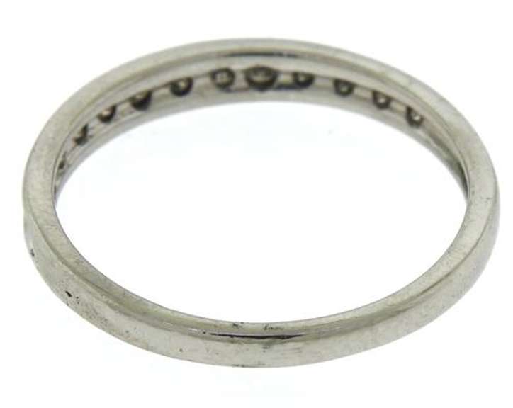 Classic Platinum Channel Set Diamond Band