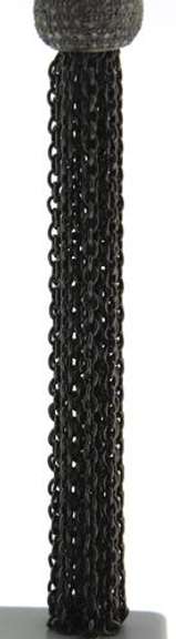 Gorgeous Diamond Tassle Sterling Silver Pendant