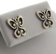 Butterfly Sterling Silver Earrings