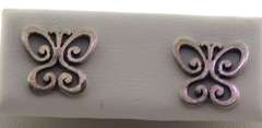 Butterfly Sterling Silver Earrings