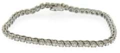 Elegant Platinum 3ctw Diamond Tennis Bracelet
