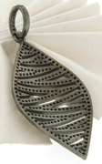 Favorite Silver OX Zebra Style Diamond Pendant