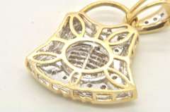 14 KT YELLOW GOLD PENDANT WITH DIAMONDS