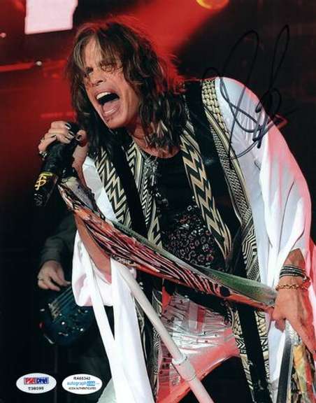 Aerosmith Steven Tyler Autographed Signed 8x10 Photo