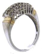 Classic White Gold Diamond Cluster Ring