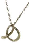 Precious Sterling Silver Tiffany & Co. Initial "A" Necklace