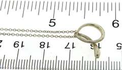Precious Sterling Silver Tiffany & Co. Initial "A" Necklace
