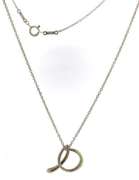 Precious Sterling Silver Tiffany & Co. Initial "A" Necklace