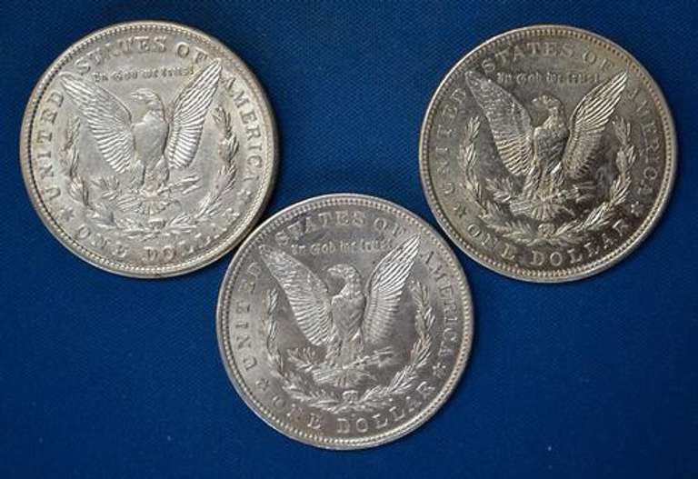 1921 P D S Morgan S Dollars From a Near Complete Set