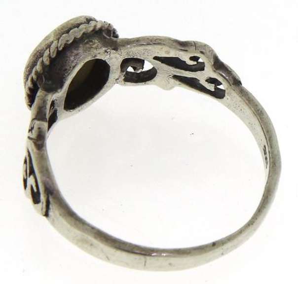 Sterling Silver Abalone Ring