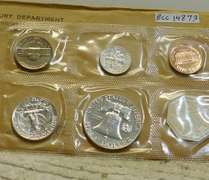 1960 Silver PROOF Set,  Small-Date, scarce variety