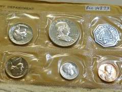 1960 Silver PROOF Set,  Small-Date, scarce variety