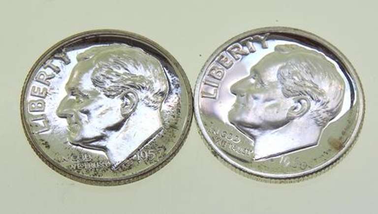 23 Assorted Silver Proof Roosevelt Dimes 1956-1964