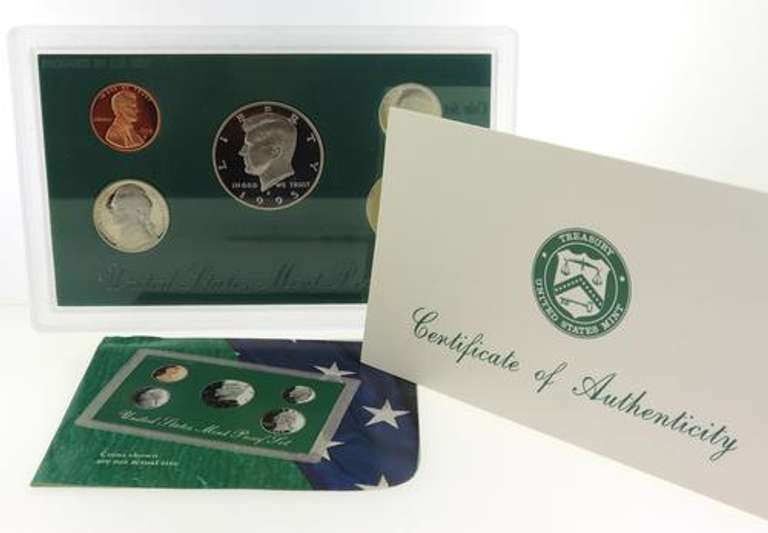 3 Each US Proof Sets 1994 -1998